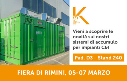 Energy a KEY 2025, Fiera di Rimini | Vieni a trovarci!